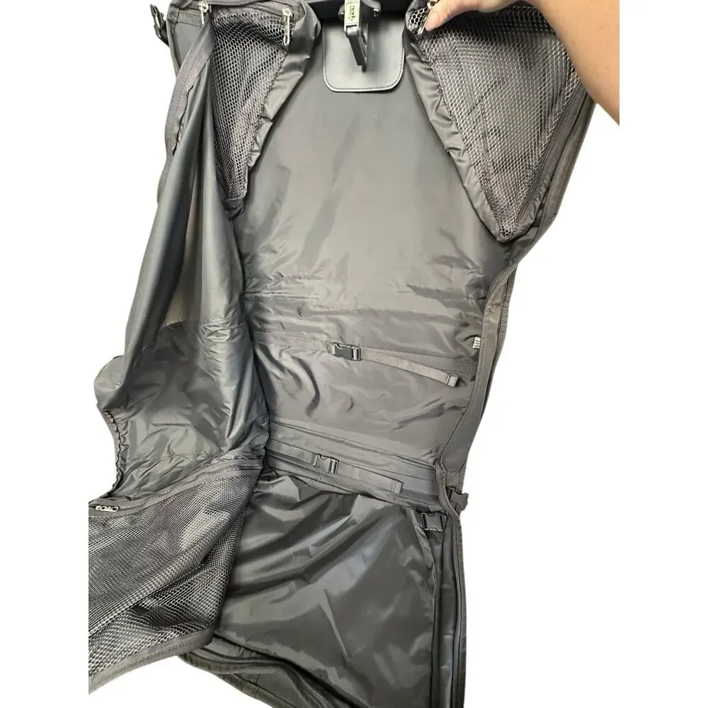 Skyway Gray Trifold Hanging Garment Bag Carry On Travel Luggage Case Organizer